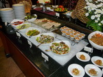 Hotel Abendessen Salatbuffet (TH).